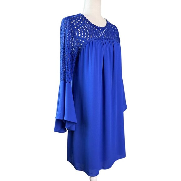 Lilly Pulitzer Amenna Dress Womens Size 8 in Royal Purple Style 000259 $198 - Picture 6 of 11